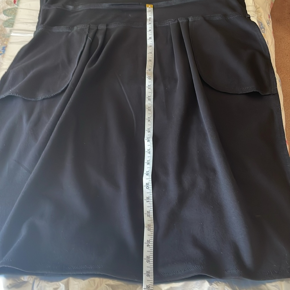Tiana B. XL Black Dress Short Sleeve Scoop Neck with two front pockets - Picture 6 of 11